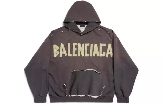 Толстовка мужская темно-зеленая Balenciaga, темно-зеленый