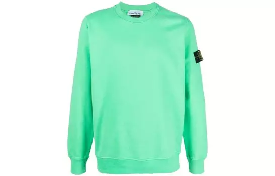 Толстовка мужская темно-зеленая Stone Island, темно-зеленый