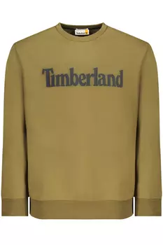 Толстовка мужская Timberland на молнии, зеленый / черный
