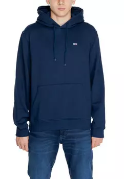 Толстовка мужская Tommy Hilfiger однотонная, синий