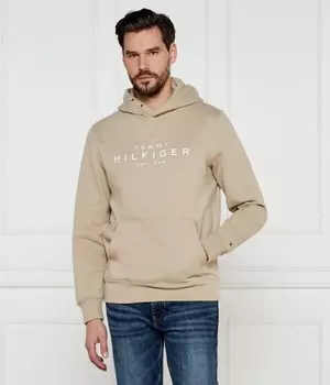 Толстовка мужская Tommy Hilfiger с капюшоном, бежевый