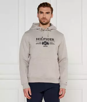 Толстовка мужская Tommy Hilfiger в университетском стиле, бежевый