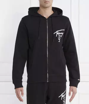 Толстовка мужская Tommy Jeans на молнии и с капюшоном, черный