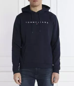 Толстовка мужская Tommy Jeans с логотипом бренда, синий
