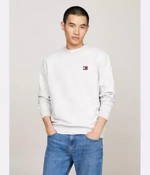Толстовка мужская Tommy Jeans с логотипом, серый