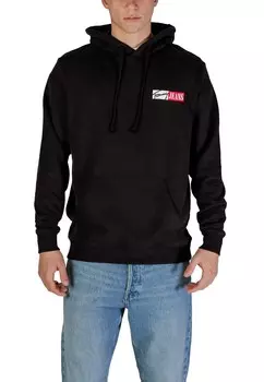 Толстовка мужская Tommy Jeans с принтом, черный
