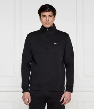 Толстовка мужская Tommy Jeans с воротником на молнии, черный