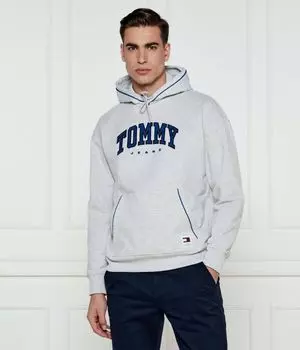 Толстовка мужская Tommy Jeans с вышивкой, серый