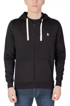 Толстовка мужская U.S. Polo Assn. на молнии, черный