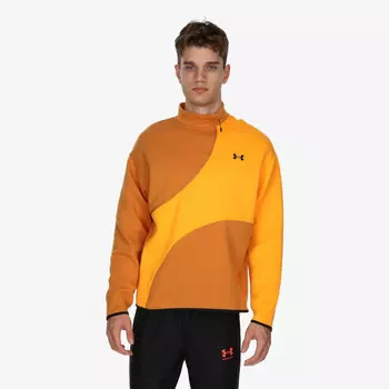 Толстовка мужская ua unstoppable флис на молнии Under Armour, оранжевый