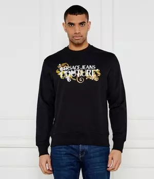 Толстовка мужская Versace Jeans Couture с узором, черный