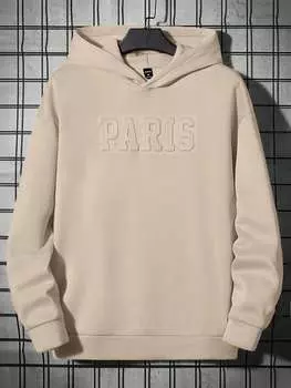 Толстовка мужская вязаная Manfinity Hypemode с тиснением букв, абрикосовый