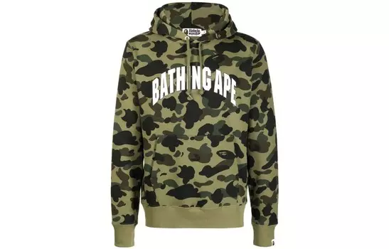 Толстовка мужская зеленая A Bathing Ape, зеленый