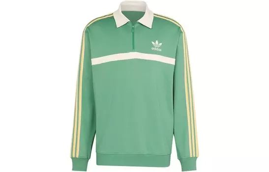 Толстовка мужская зеленая Adidas Originals, зеленый
