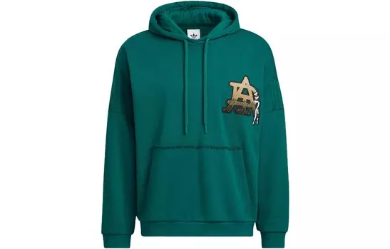 Толстовка мужская зеленая Adidas Originals, зеленый