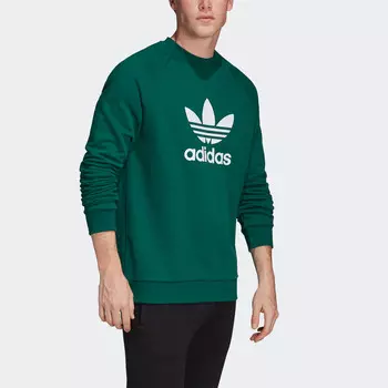 Толстовка мужская зеленая Adidas Originals, зеленый
