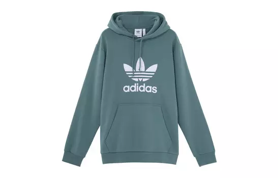 Толстовка мужская зеленая Adidas Originals, зеленый