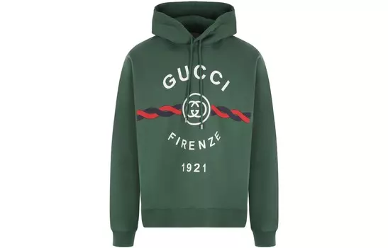 Толстовка мужская зеленая Gucci, зеленый