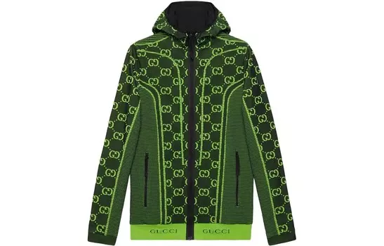 Толстовка мужская зеленая Gucci, зеленый