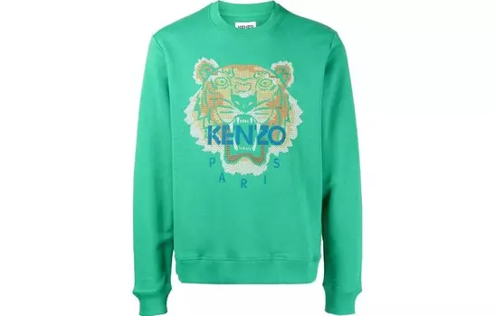Толстовка мужская зеленая Kenzo, зеленый