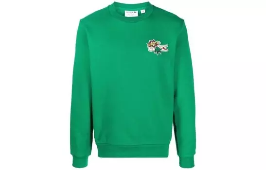 Толстовка мужская зеленая Lacoste, зеленый