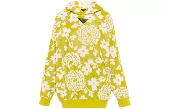 Толстовка мужская зеленая Prada, зеленый