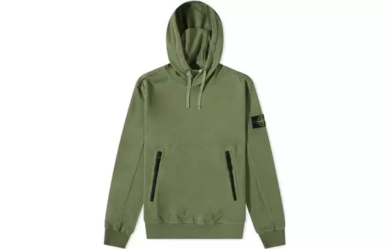 Толстовка мужская зеленая Stone Island, зеленый