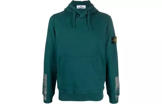 Толстовка мужская зеленая Stone Island, зеленый