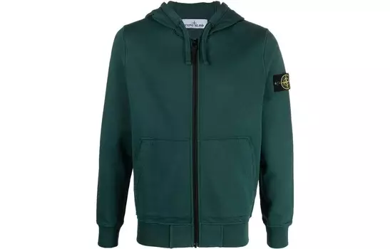 Толстовка мужская зеленая Stone Island, зеленый