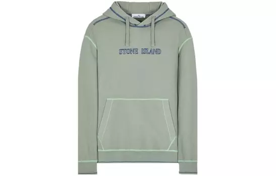 Толстовка мужская зеленая Stone Island, зеленый