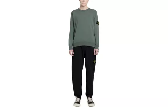 Толстовка мужская зеленая Stone Island, зеленый