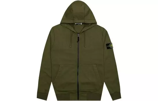Толстовка мужская зеленая Stone Island, зеленый