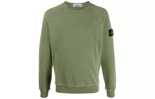 Толстовка мужская зеленая Stone Island, зеленый