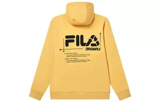 Толстовка мужская желтая Fila, желтый