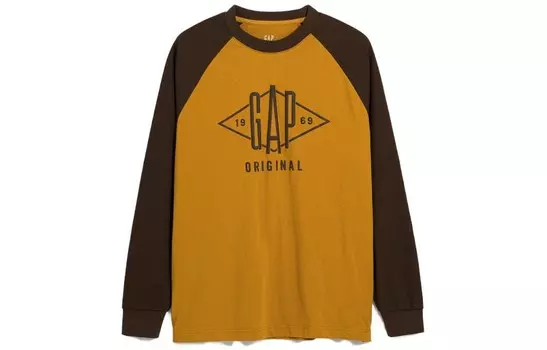 Толстовка мужская желто-коричневая Gap, цвет Coyote/Coyote