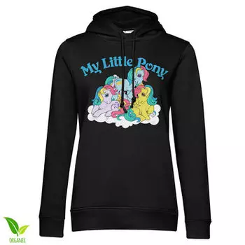 Толстовка My Little Pony Hoodie Washed Girls Hoodie, черный