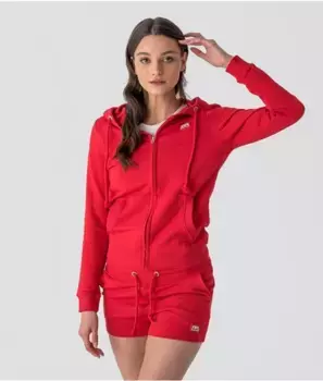 Толстовка Myanna на молнии Retro Jeans, красный
