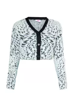 Толстовка myMo Cardigan, белый черный