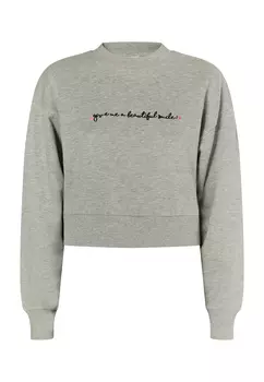 Толстовка myMo Cropped, цвет Grau Melange