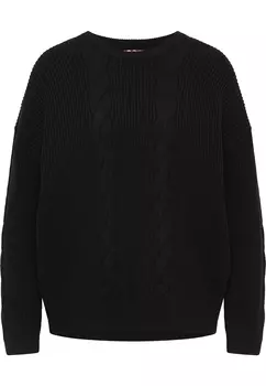 Толстовка myMo ROCKS Strickpullover, черный