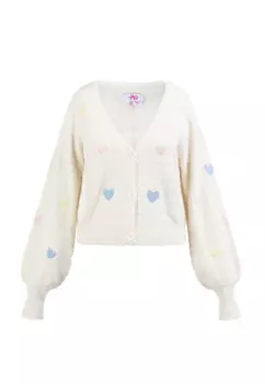 Толстовка myMo Strickjacke, белый