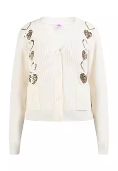 Толстовка myMo Strickjacke, белый