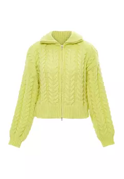 Толстовка myMo Strickjacke, цвет LIMETTE