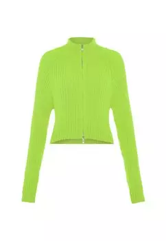 Толстовка myMo Strickjacke, цвет LIMETTE