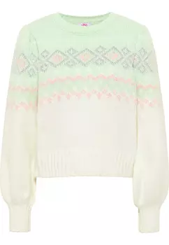 Толстовка myMo Strickjacke, цвет Mint Wollweiss