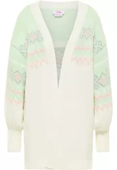 Толстовка myMo Strickjacke, цвет Mint Wollweiss