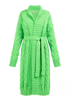 Толстовка myMo Strickjacke, зеленый