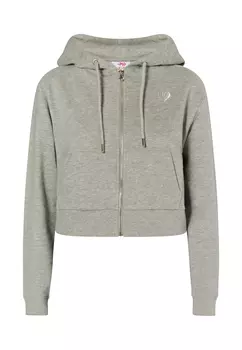 Толстовка myMo Zip Hoodie Cropped, цвет Grau Melange
