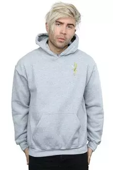 Толстовка на груди с изображением Тинкербелл Disney, серый