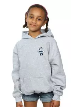 Толстовка на груди «Танцующая Минни Маус» Disney, серый